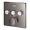 Grohe Grohtherm Smartcontrol Triple Function Therm Trim, Gray 29142A00 - alternate 5